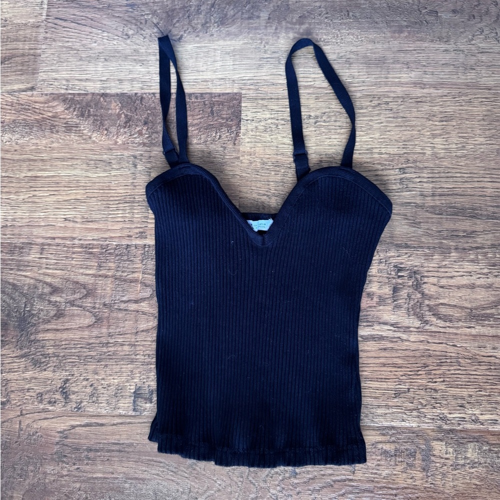 Zara black tank top
